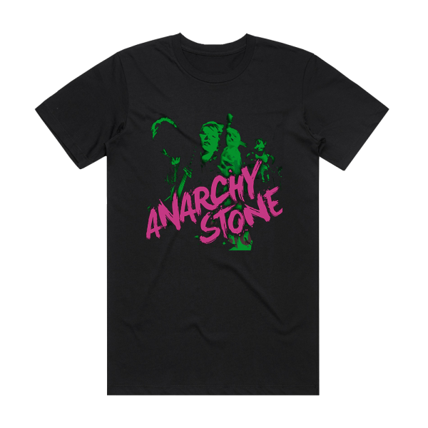 ANARCHY STONE Anarchy Stone Album Cover T-Shirt Black