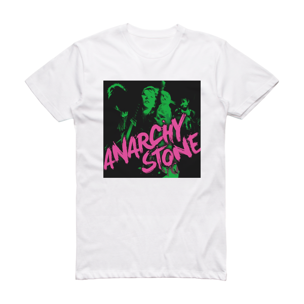 ANARCHY STONE Anarchy Stone Album Cover T-Shirt White