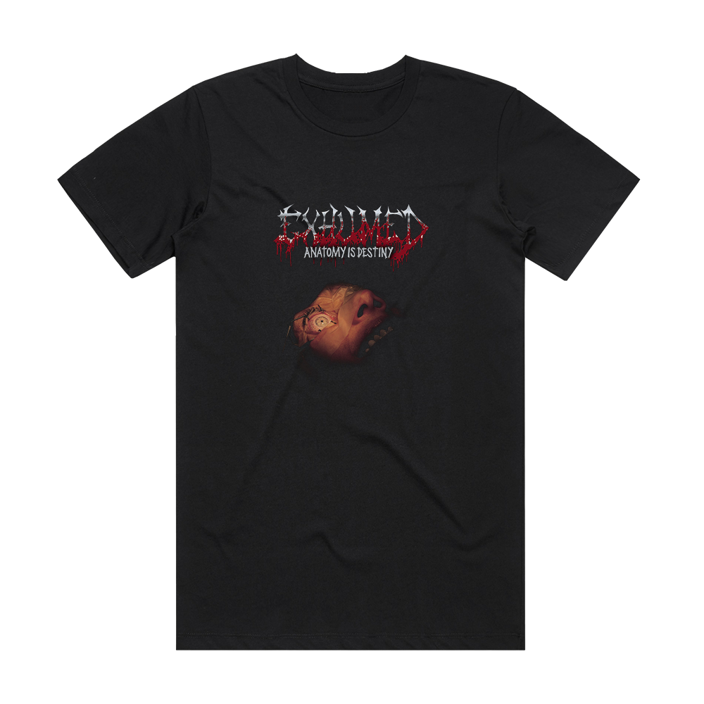 Exhumed Anatomy Is Destiny Album Cover T-Shirt Black – ALBUM COVER T-SHIRTS