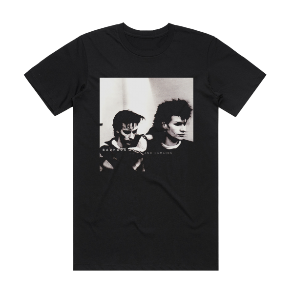 Bauhaus And Remains Album Cover T-Shirt Black