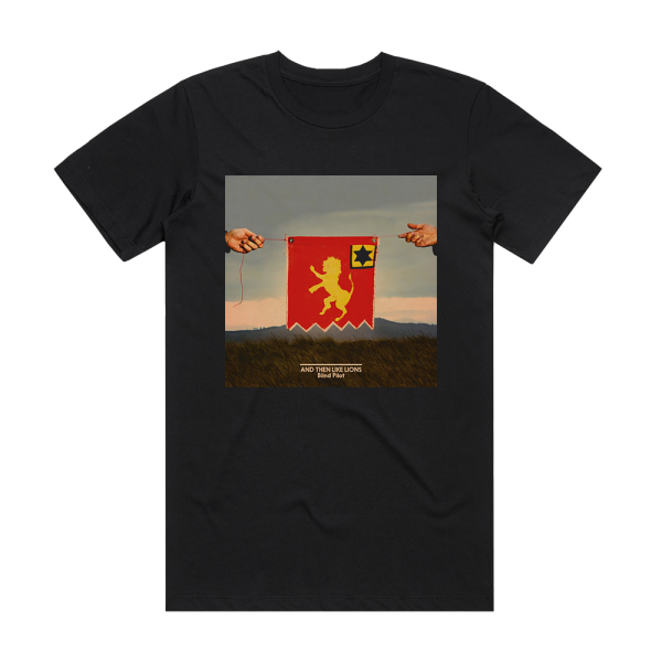 Blind Pilot And Then Like Lions Album Cover T-Shirt Black