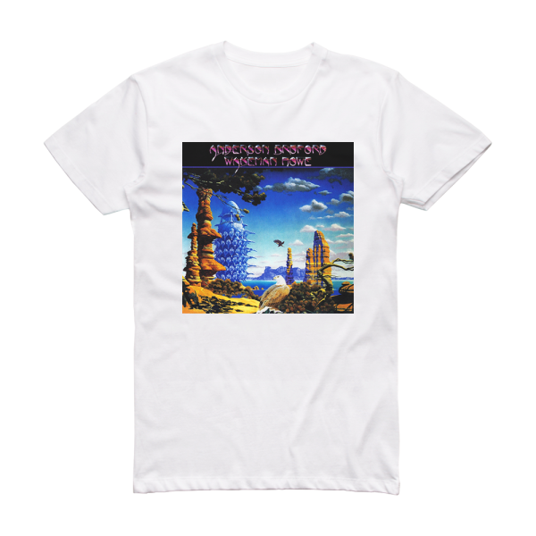 Anderson Bruford Wakeman Howe Anderson Bruford Wakeman Howe 1 Album Cover T-Shirt White