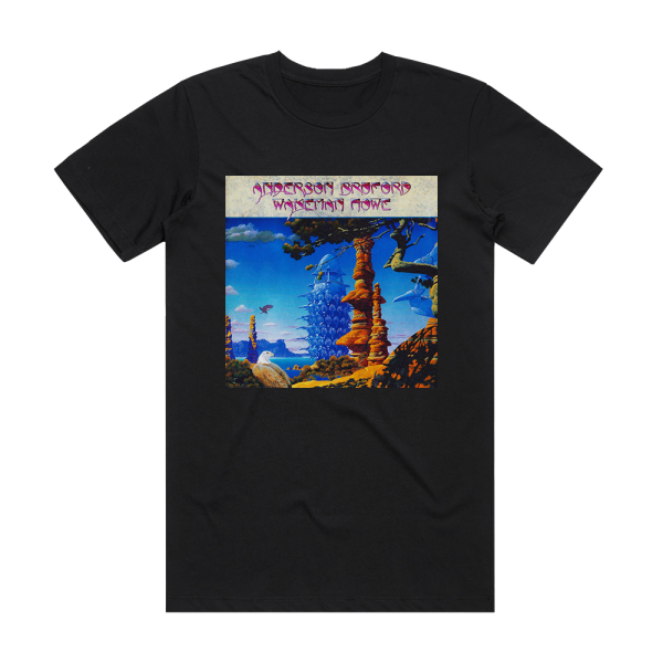 Anderson Bruford Wakeman Howe Anderson Bruford Wakeman Howe 2 Album Cover T-Shirt Black