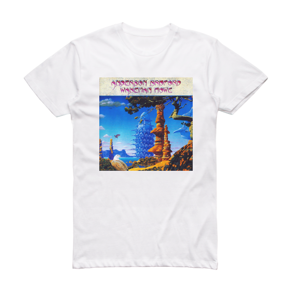 Anderson Bruford Wakeman Howe Anderson Bruford Wakeman Howe 2 Album Cover T-Shirt White