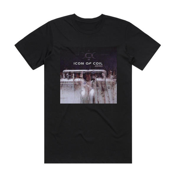 Icon of Coil Android Album Cover T-Shirt Black