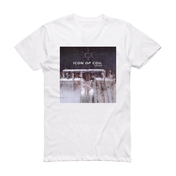 Icon of Coil Android Album Cover T-Shirt White