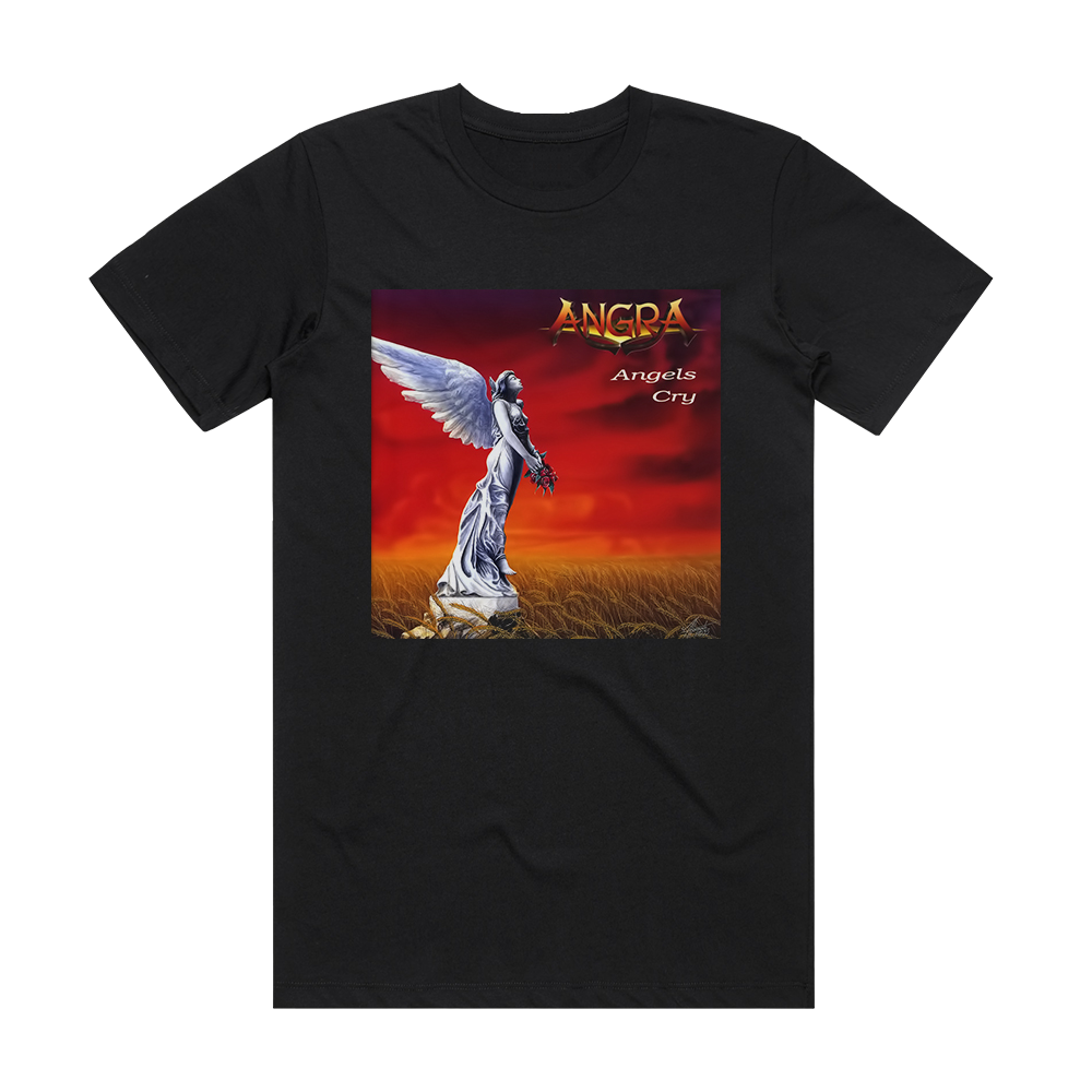 Angra Angels Cry Album Cover T-Shirt Black