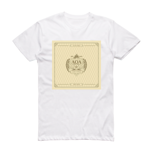 AOA Angels Knock 1 Album Cover T-Shirt White
