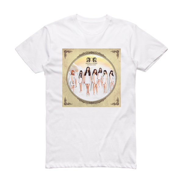AOA Angels Story Album Cover T-Shirt White