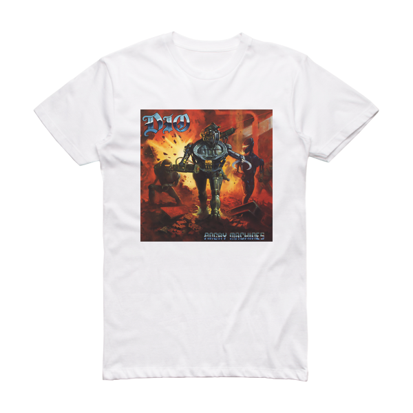 Dio Angry Machines Album Cover T-Shirt White