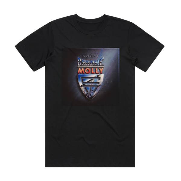 Chrome Molly Angst Album Cover T-Shirt Black