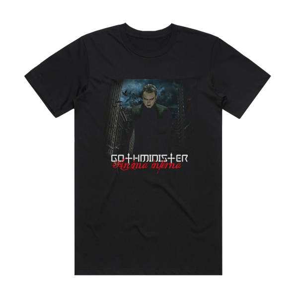 Gothminister Anima Inferna Album Cover T-Shirt Black