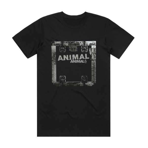 ANIMAL Animal 6 Album Cover T-Shirt Black