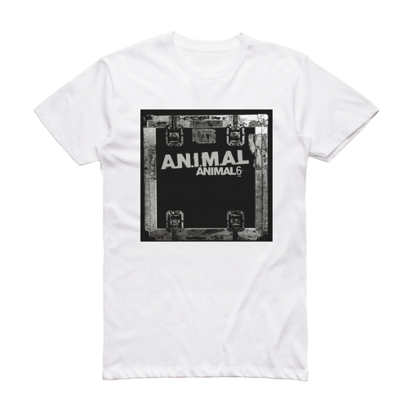 ANIMAL Animal 6 Album Cover T-Shirt White