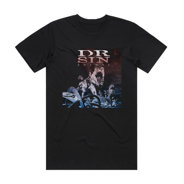 Dr Sin Animal Album Cover T-Shirt Black