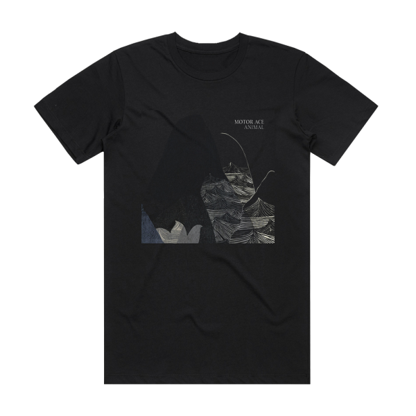 Motor Ace Animal Album Cover T-Shirt Black
