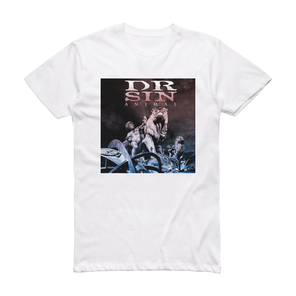 Dr Sin Animal Album Cover T-Shirt White