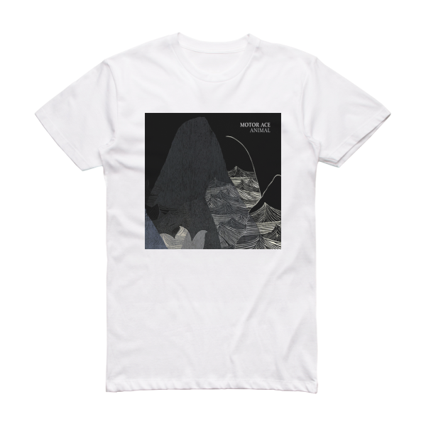 Motor Ace Animal Album Cover T-Shirt White
