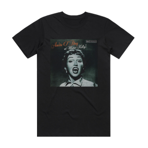 Anita ODay Anita Oday At Mister Kellys 1 Album Cover T-Shirt Black