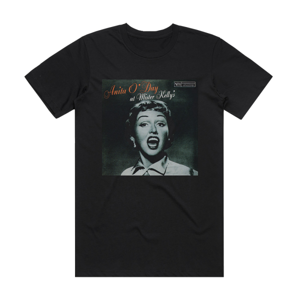 Anita ODay Anita Oday At Mister Kellys 1 Album Cover T-Shirt Black