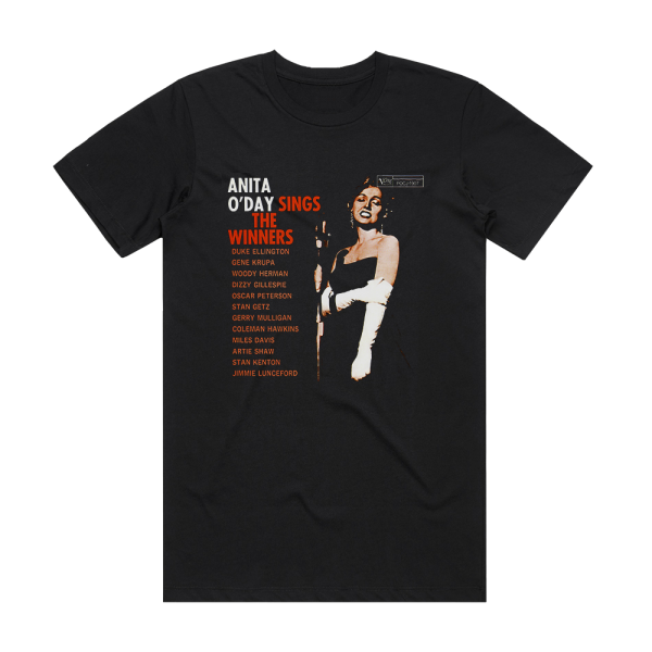 Anita ODay Anita Oday Sings The Winners 2 Album Cover T-Shirt Black