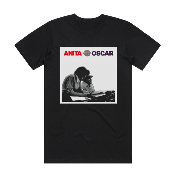 Anita ODay Anita Sings For Oscar 1 Album Cover T-Shirt Black