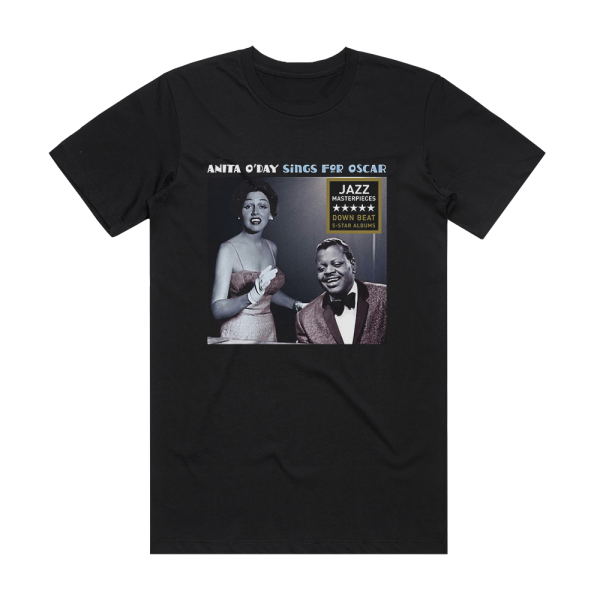 Anita ODay Anita Sings For Oscar 2 Album Cover T-Shirt Black