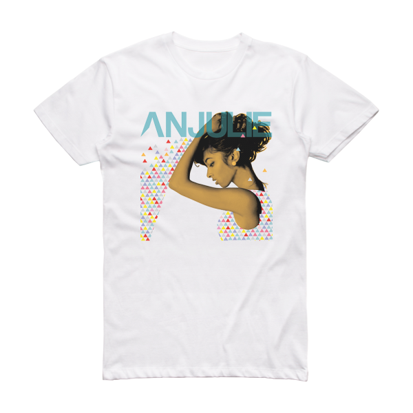 Anjulie Anjulie Album Cover T-Shirt White
