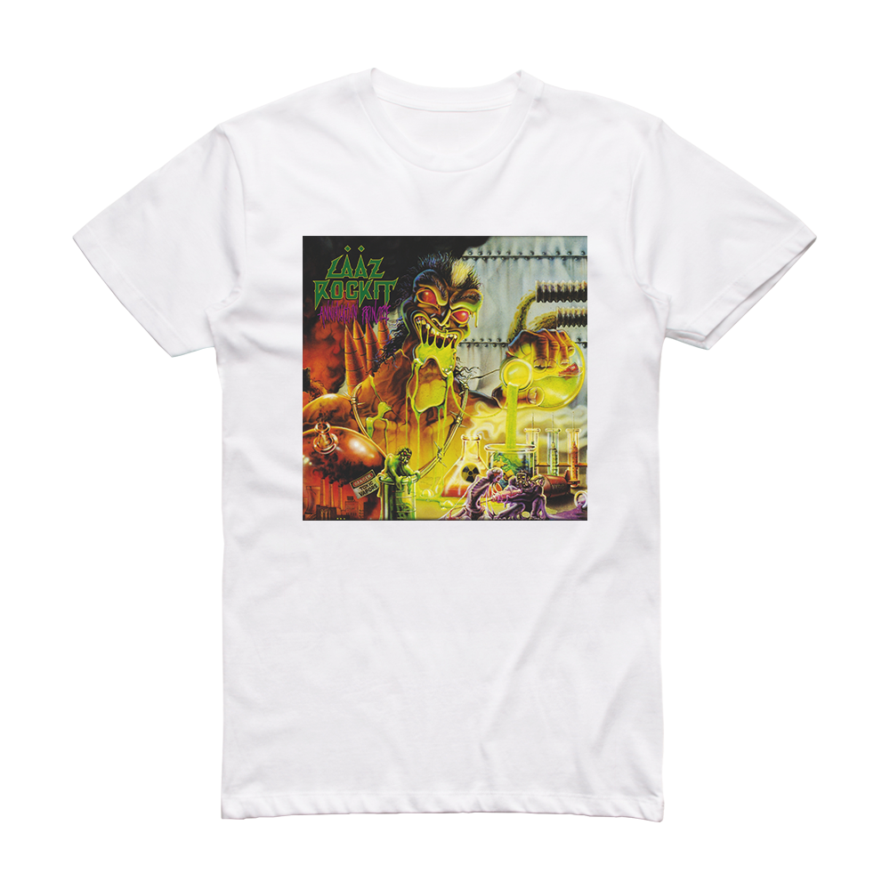 Laaz Rockit Annihilation Principle Album Cover T-Shirt White – ALBUM ...