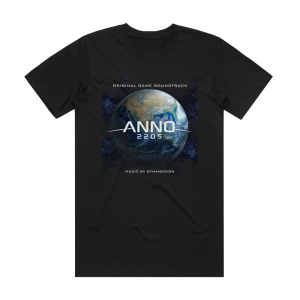 Dynamedion Anno 2205 Original Game Soundtrack Album Cover T-Shirt Black