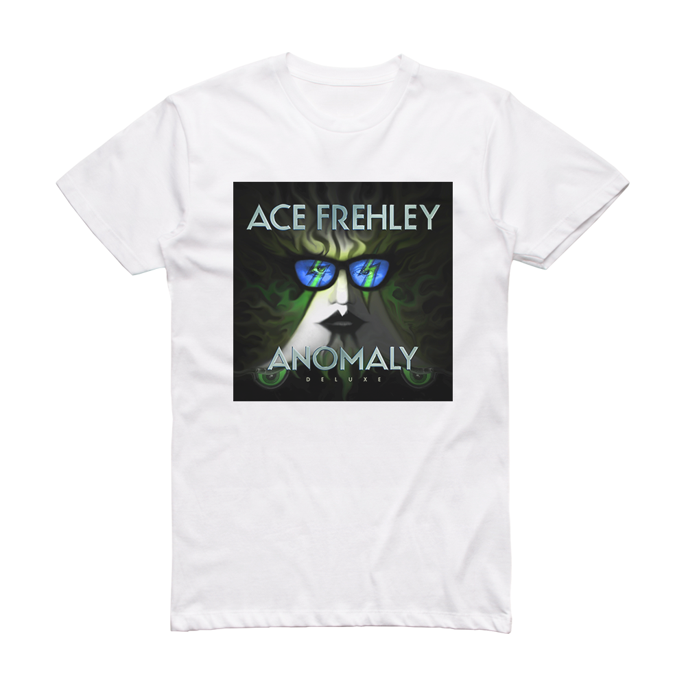 Ace Frehley Anomaly 2 Album Cover T Shirt White Album Cover T Shirts 