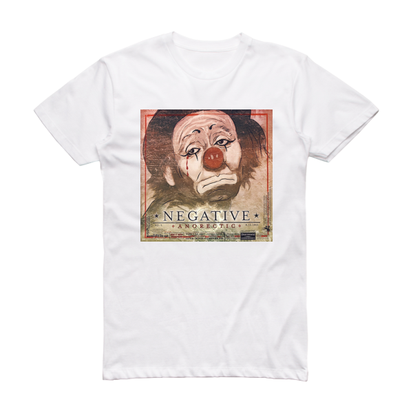 Negative Anorectic Album Cover T-Shirt White