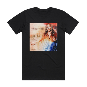 Cassandra Wilson Another Country Album Cover T-Shirt Black