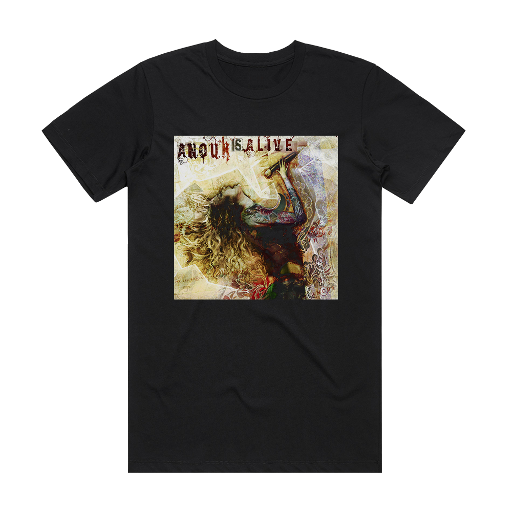 Anouk Anouk Is Alive Album Cover T-Shirt Black – ALBUM COVER T-SHIRTS