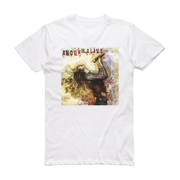 Anouk Anouk Is Alive Album Cover T-Shirt White – ALBUM COVER T-SHIRTS