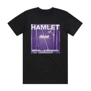 Hamlet Antes Y Despus Album Cover T-Shirt Black