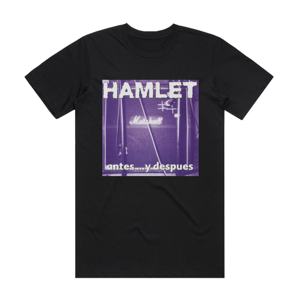 Hamlet Antes Y Despus Album Cover T-Shirt Black
