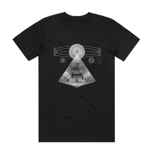 Kraddy Anthems Of The Hero Album Cover T-Shirt Black