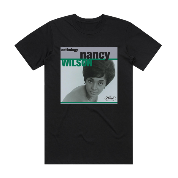 Nancy Wilson Anthology Album Cover T-Shirt Black