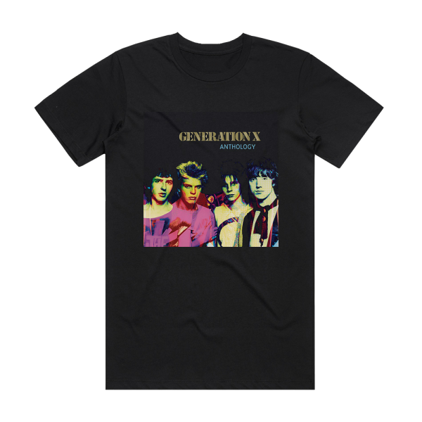 Generation X Anthology Album Cover T-Shirt Black