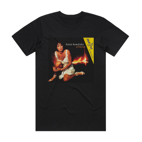 Kasia Kowalska Antidotum Album Cover T-Shirt Black