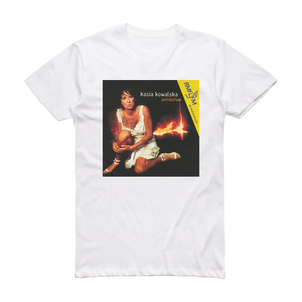 Kasia Kowalska Antidotum Album Cover T-Shirt White