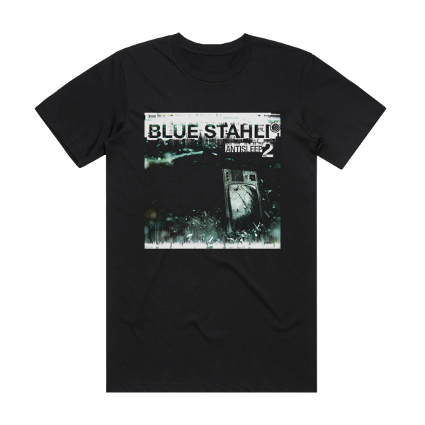 Blue Stahli Antisleep Volume 02 Album Cover T-Shirt Black