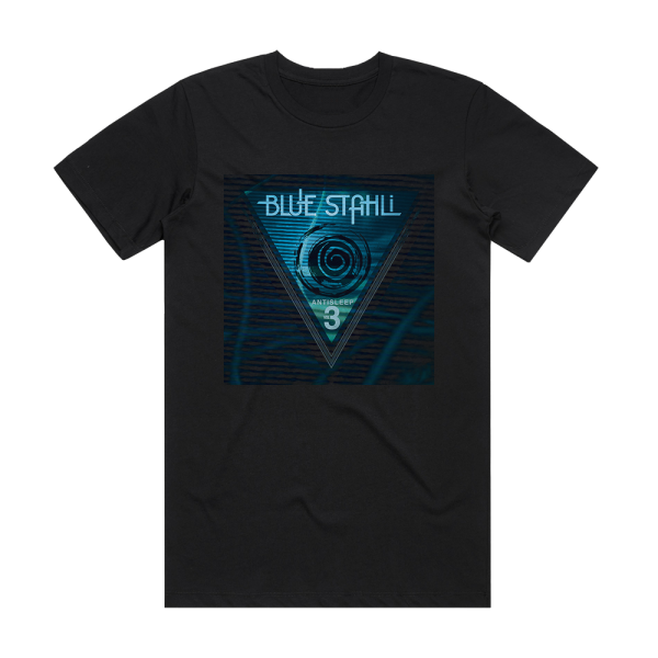 Blue Stahli Antisleep Volume 03 Album Cover T-Shirt Black