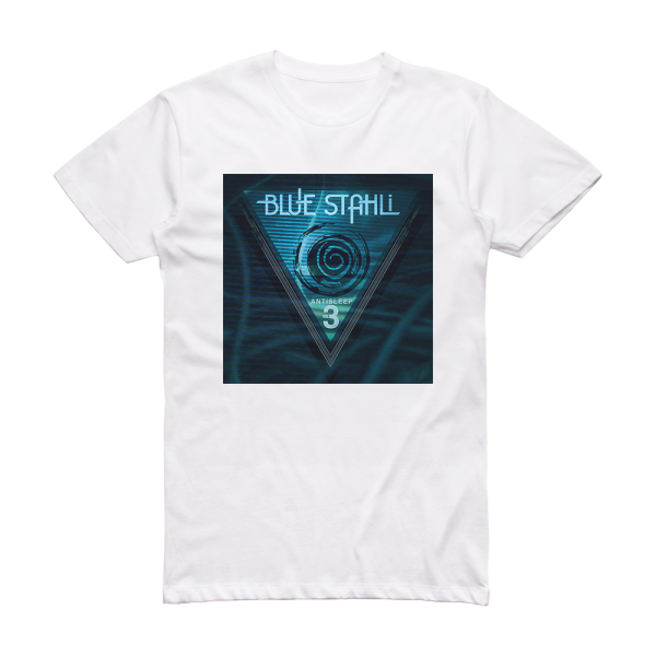 Blue Stahli Antisleep Volume 03 Album Cover T-Shirt White