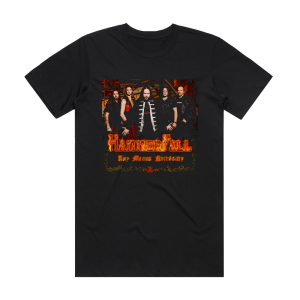 HammerFall Any Means Necessary Album Cover T-Shirt Black