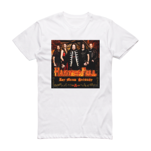 HammerFall Any Means Necessary Album Cover T-Shirt White