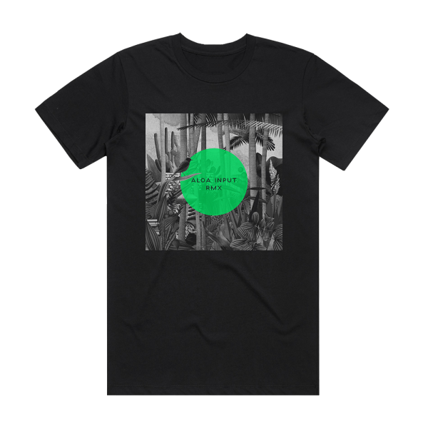 Aloa Input Anysome Rmx Album Cover T-Shirt Black
