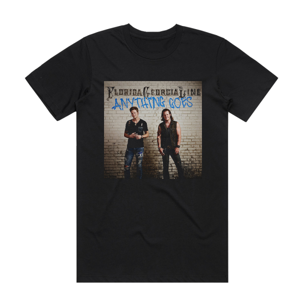 Florida Georgia Line Anything Goes Album Cover T-Shirt Black