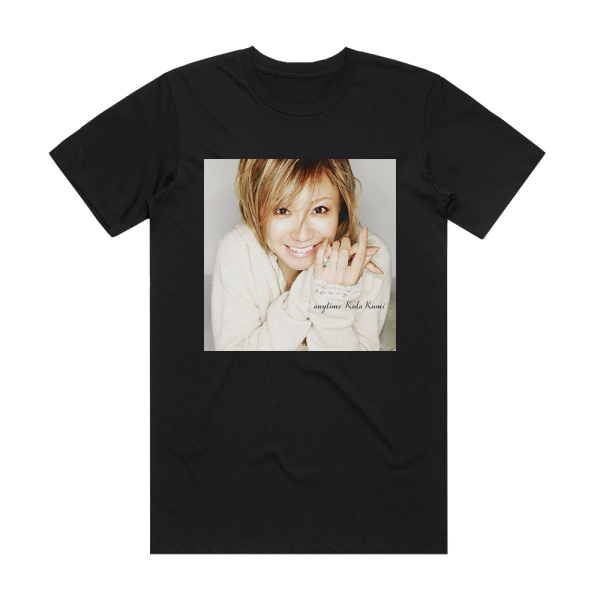 Kumi Koda Anytime 1 Album Cover T-Shirt Black